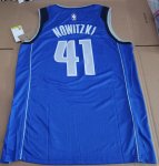 NBA 41 nowitzki 41.21.1 Dallas Mavericks Maillot bleu